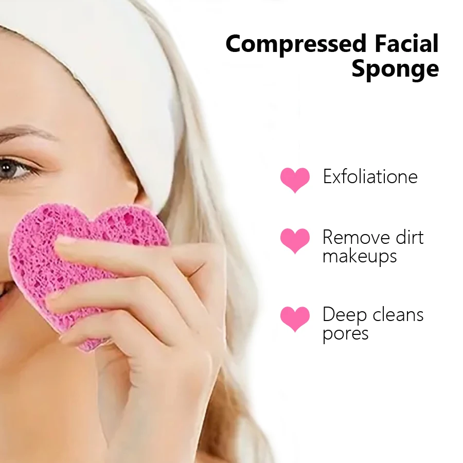 5Pcs Cellulose Face Sponges Co - Beauty Of Joseon Makeup Remover ulasan dan harga