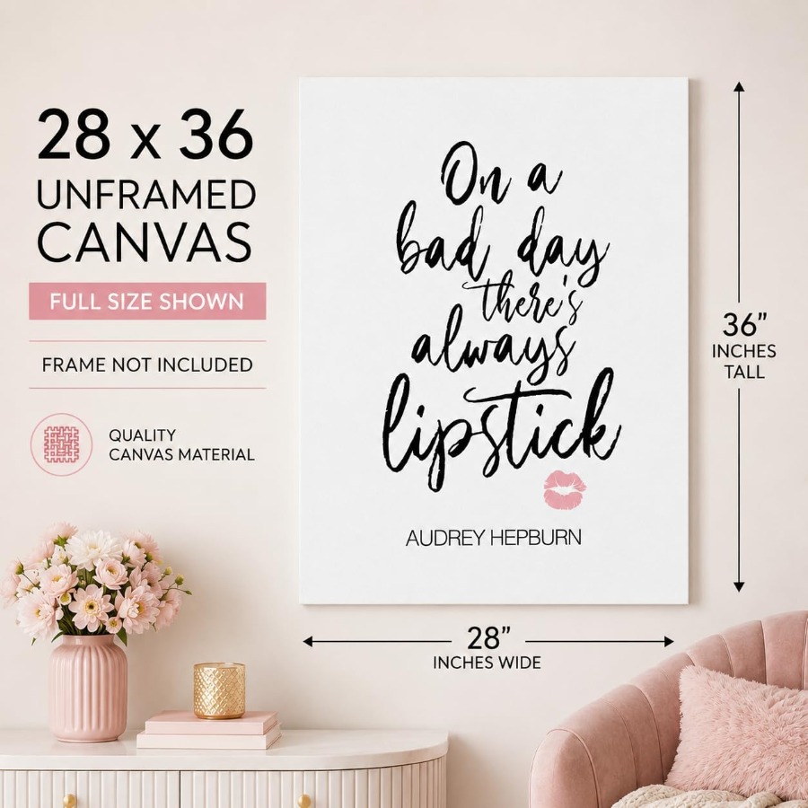 On a Bad Day There's Always Li - Makeup Is Beauty Quotes ulasan dan harga