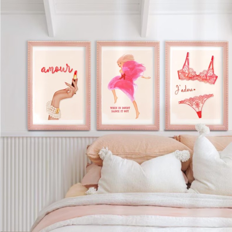 Retro Glam Fashion Magazine Po - Makeup Is Beauty Quotes ulasan dan harga