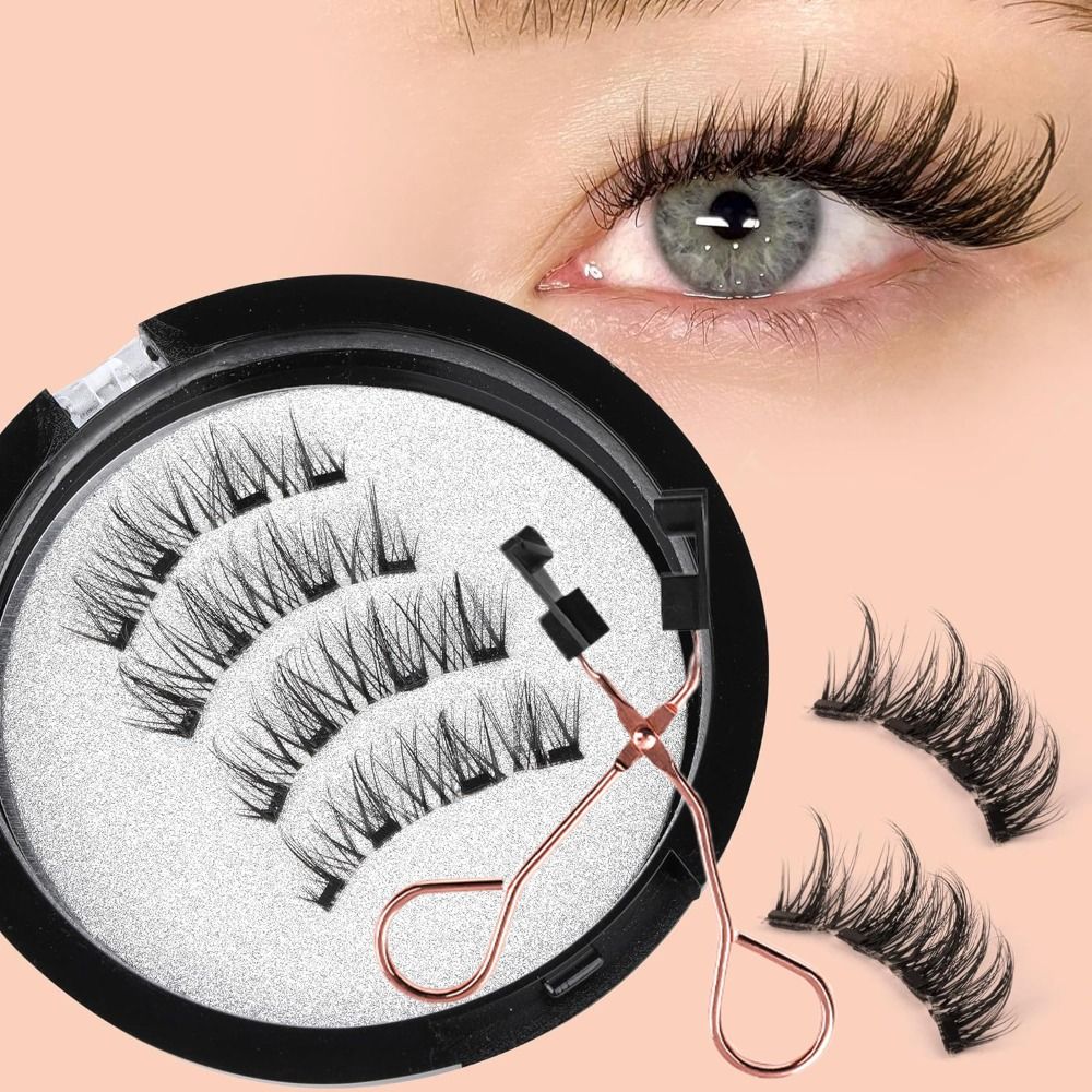 No Glue Magnetic Eyelashes Eye - Eyelash Extension ulasan dan harga