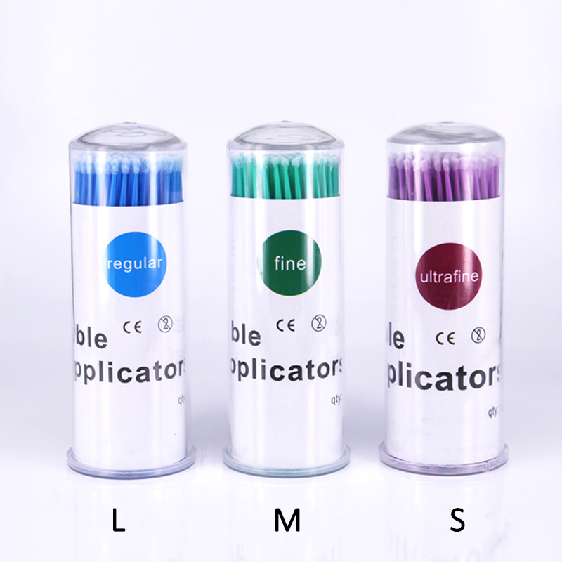100Pcs/bottle MicroBrush For E - Eyelash Extension ulasan dan harga
