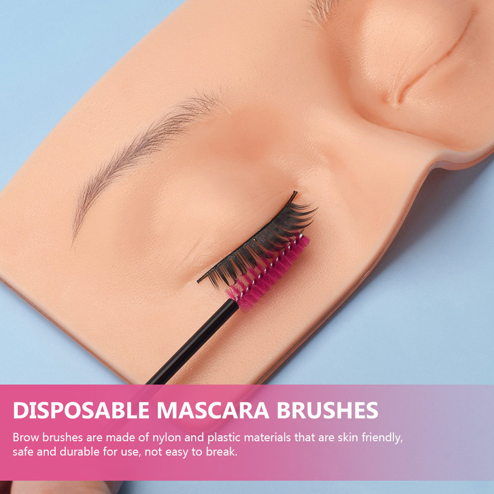 50Pcs Eyebrow Applicator Brush - Eyelash Extension ulasan dan harga