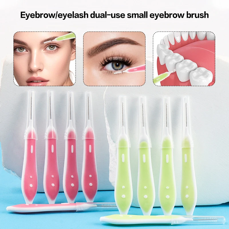 10 Pcs Eyebrow Brushes Mini Br - Eyelash Extension ulasan dan harga