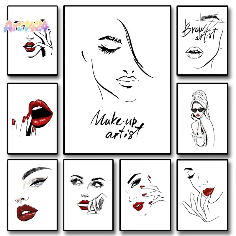 Fashion Makeup Poster Sexy Bea - Makeup Is Beauty Quotes ulasan dan harga