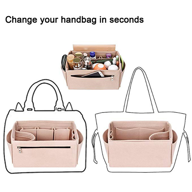 Make up Organizer Felt Cloth H - Ysl Beauty Makeup Bag ulasan dan harga