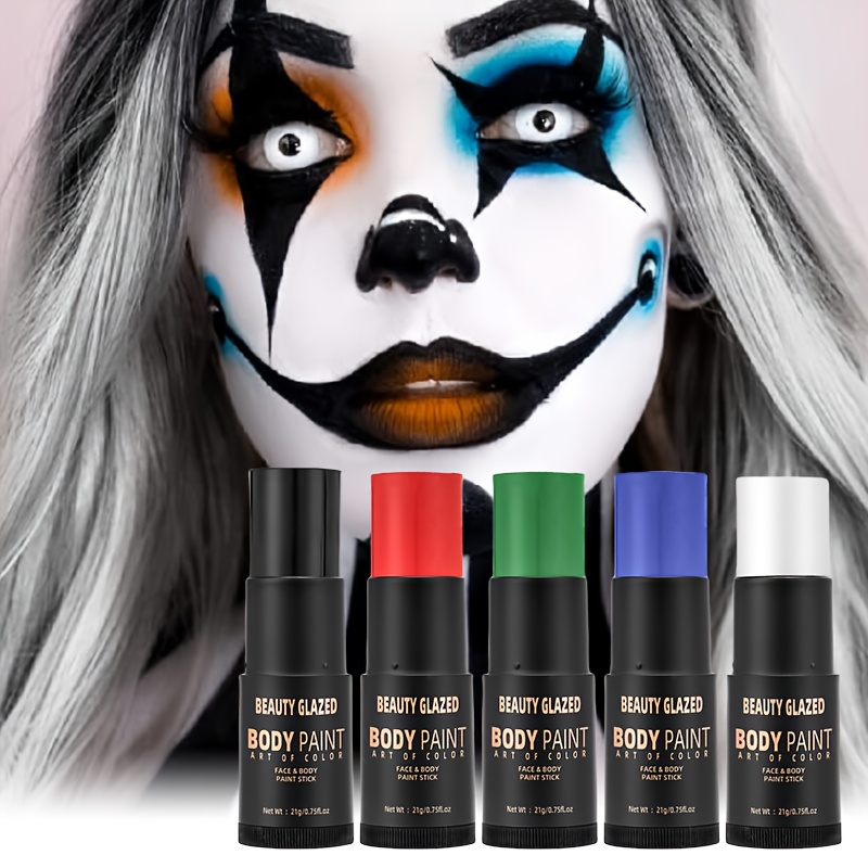 5-Color Face & Body Paint Stic - Beauty Vampire Makeup ulasan dan harga