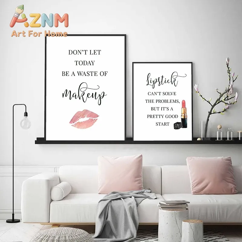 Makeup Quotes Poster Eyelash E - Makeup Is Beauty Quotes ulasan dan harga