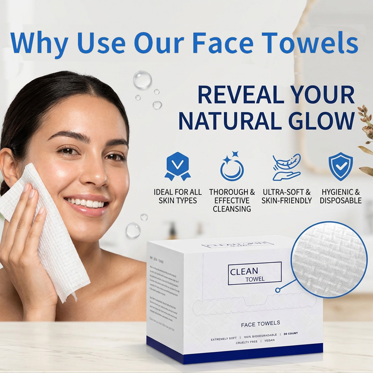 50Pcs/Box Disposable Face Towe - Beauty Of Joseon Makeup Remover ulasan dan harga