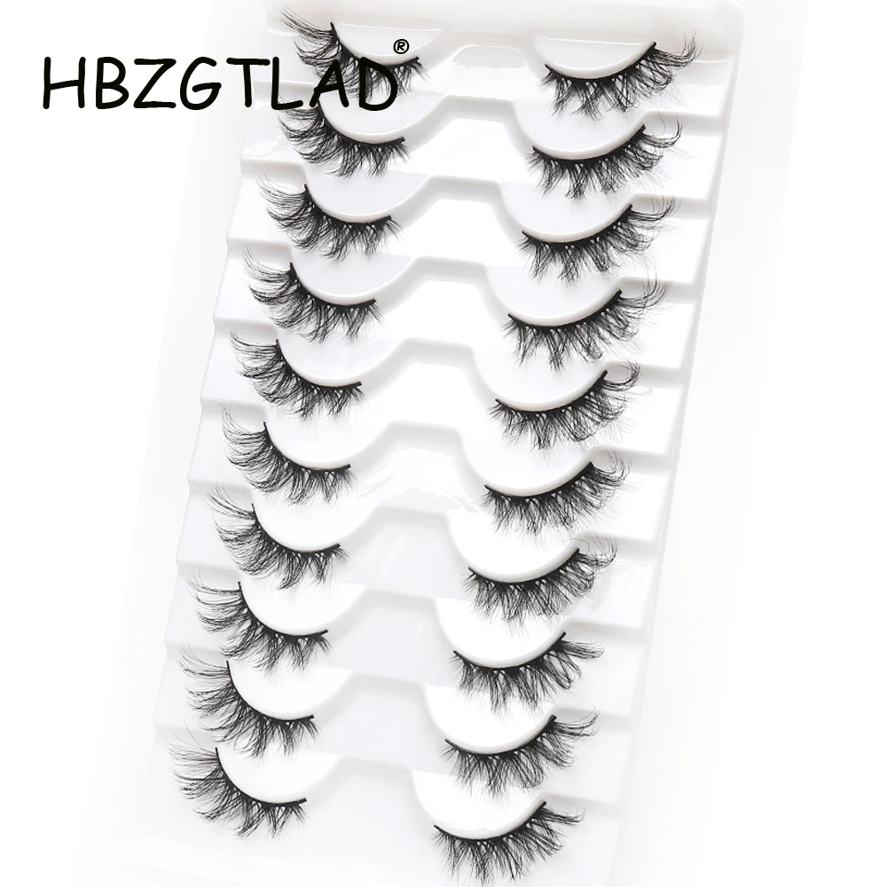 New 10 Pairs half Natural Fals - Eyelash Extension ulasan dan harga