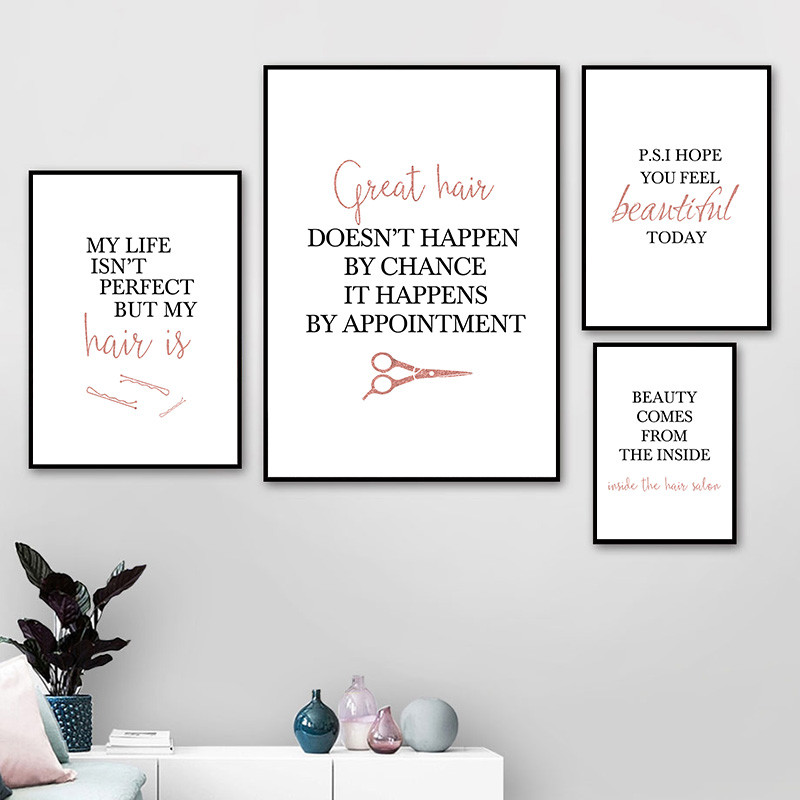 barbershop quote art posters h - Makeup Is Beauty Quotes ulasan dan harga