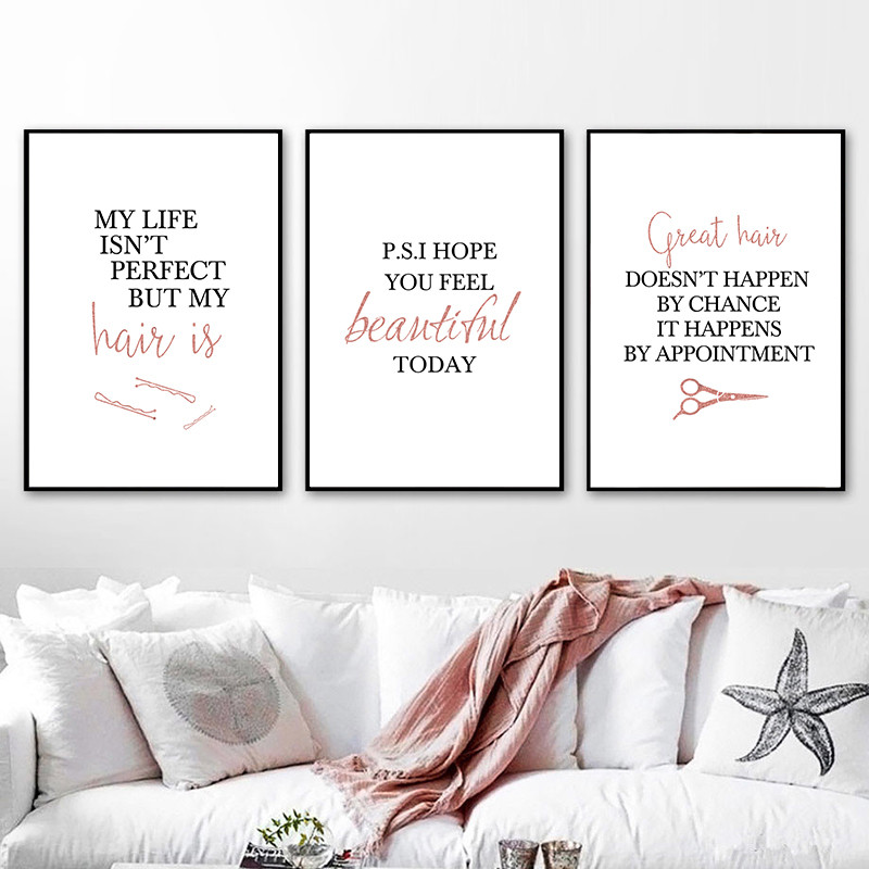barbershop quote art posters h - Makeup Is Beauty Quotes ulasan dan harga