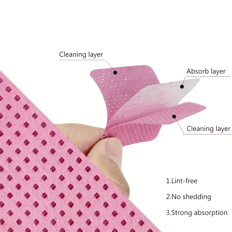 50/100/200pcs Lint-Free Nail W - Eyelash Extension ulasan dan harga